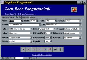 Carp-Base - Fangprotokoll